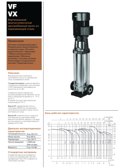 Вертикальный многоступенчатый насос Hydroo VX10-2R 0075 T 2340 5 2 IE3